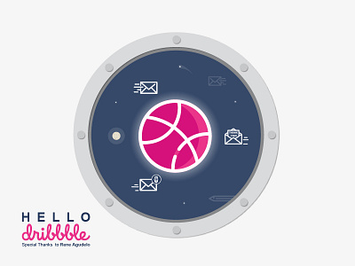 Hello Dribbble! firstshot hellodribbble illustration