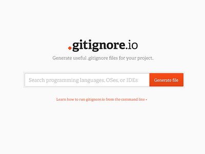 gitignore.io web concept git gitignore.io light logo search web