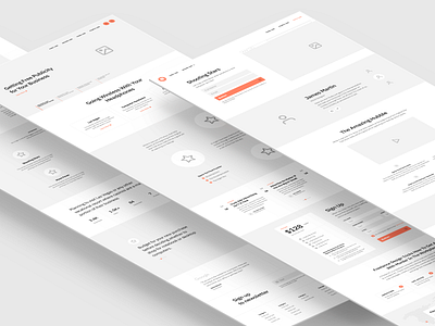 Sections Wireframe Kit figma flow photoshop prototype prototyping sketch uikit ux web wireframe