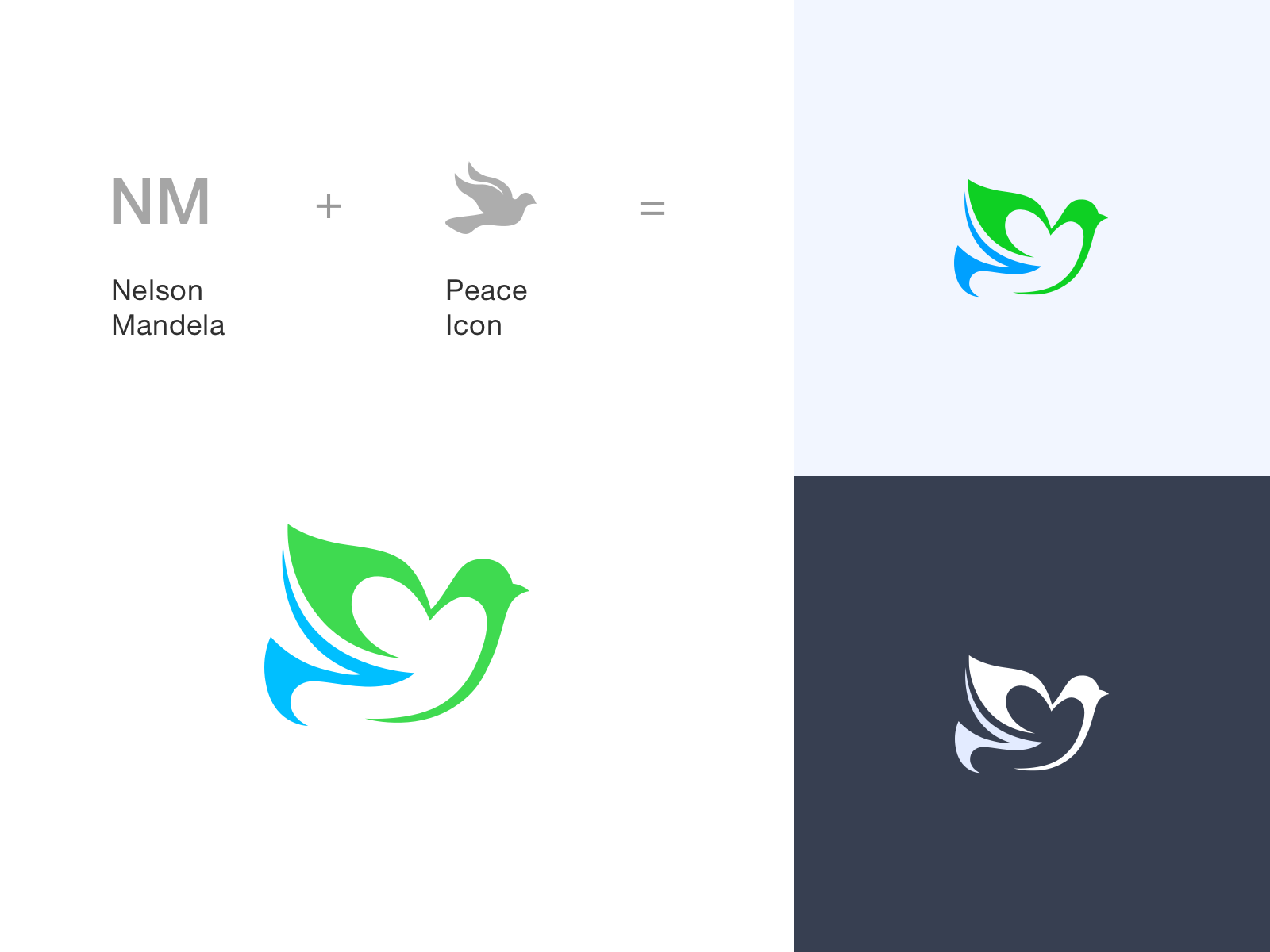 Nelson Mandela Logo by Ashish Chakravarty on Dribbble