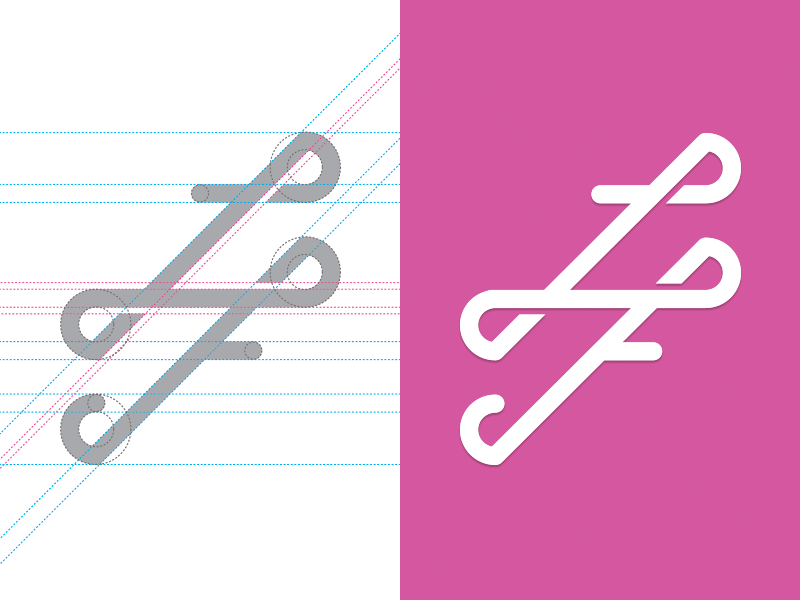 High Heels Logo construction shoes logo geometric