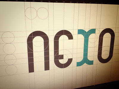 Nexo logo construction