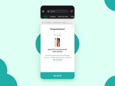 Pop-Up / Overlay clean debut design dribbble best shot flat icon minimal ui