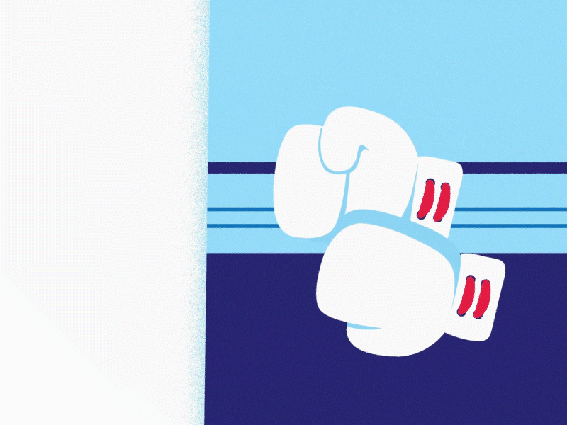 Boxing animation 2020 aftereffects animation blue box boxing boxing glove boxing gloves boxing ring gif illustration motion motion design motiongraphics olympics punching punchingbag ring sport