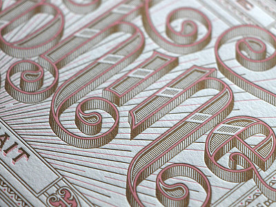 Josephine Birth Announcement Detail announcement birthannouncement kcd kevin cantrell design kevincantrelldesign letterpress