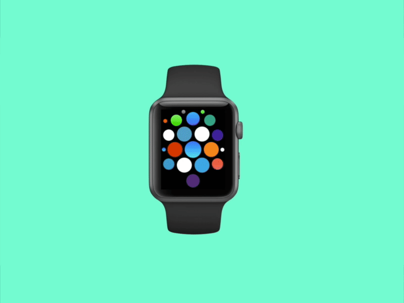 Shopping list for Apple Watch after affects animation app applewatch ui
