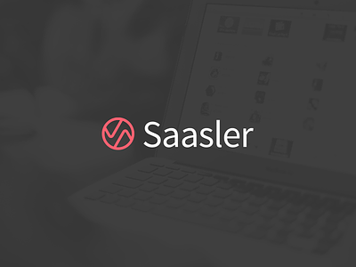 Saasler logo brand design icon integration logo process
