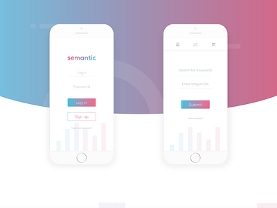 Web analytics app interface design