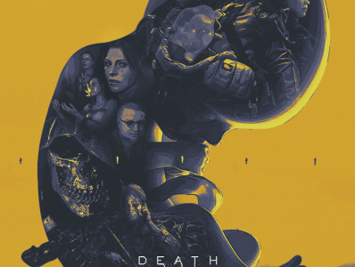 Death Stranding Poster death stranding digital art illustration poster poster art