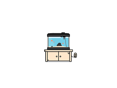fish tank aquarium design fish graphic icon illustration tank vector