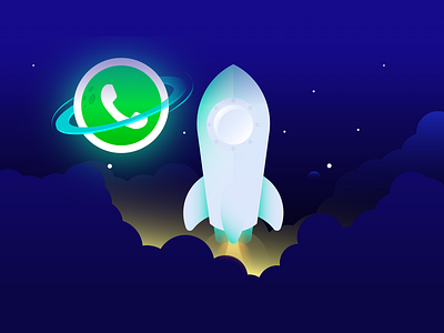 Takeoff. WhatsApp Business API branding conversational commerce customer care design illustration vector whatsapp