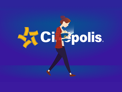 Cinepolis. Success case branding cinepolis customer care design facebook illustration inbound marketing messenger vector