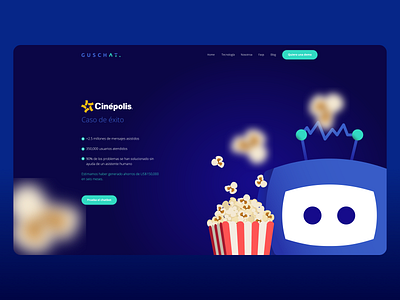 GUSCHAT Cinepolis success case landing