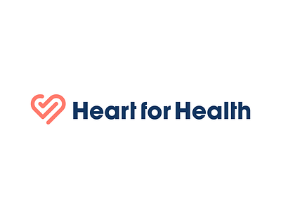 Official Heart for Health logo redesign by Steven de Lange on Dribbble