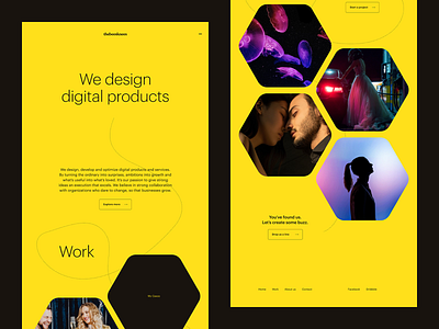 Home page exploration branding design typography ui ux
