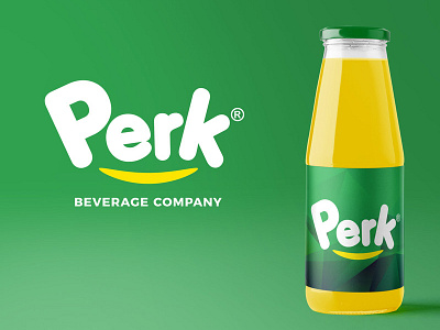Perk beverage beverage company brand drink logo