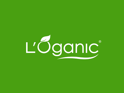 L'Oganic branding design eco health leaf logo logo design logotype natural organic simple logo spa