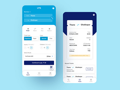 Mobile Ticketing App