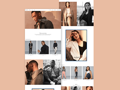 Reiss Redesign design experience home page interface sketch typography ui ux web design web site