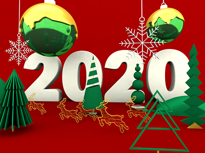 2020 2020 3d 3d art christmas