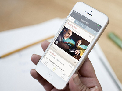 Sosyal Dizi iOS App UI app dizi feed ios social sosyal tv series ui ux
