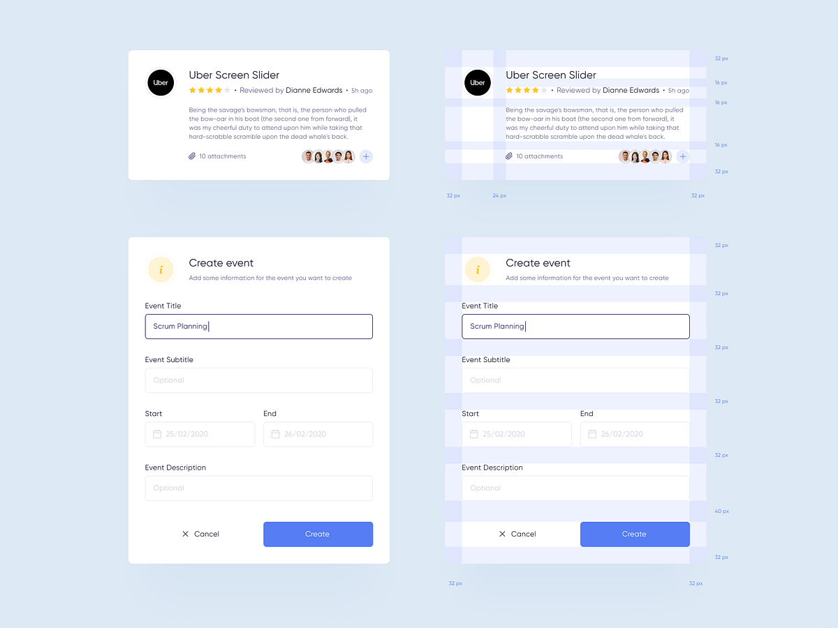 React UI Components by Alex Maslii for Fireart Studio on Dribbble