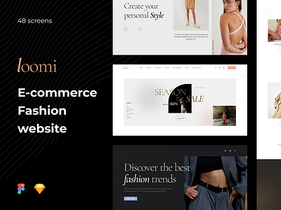 LOOMI. E-commerce fashion website