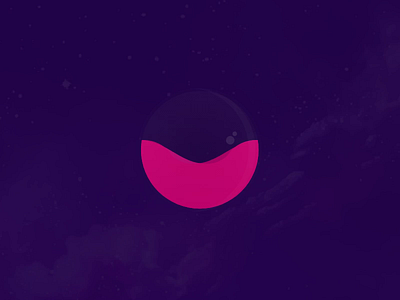 Galaxy Ball adobexd animation basketball bubble clouds delay flow galaxy gradient graphic level motion oval pink purple stars starship time transition water