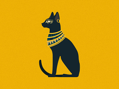 Egyptiancat ablysoft design flat illustration
