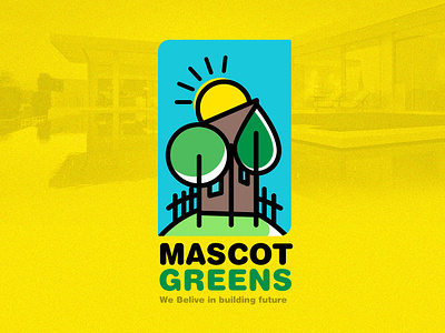 Mascotvalley branding commercial design concept housing illustration logo logo design pallette residency space typography