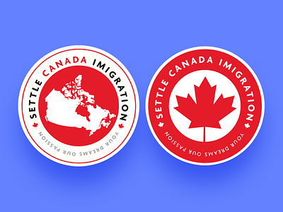 iluvcanada branding canada colors design flat illustration imigration logo maple leaf symbol ui