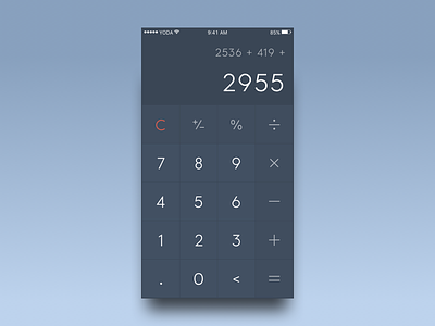 Daily UI #004 - Calculator 004 calculator daily dark grey ui