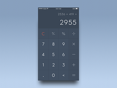 Daily UI #004 - Calculator