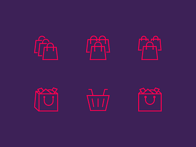 Shopping Bag Icons Proposal