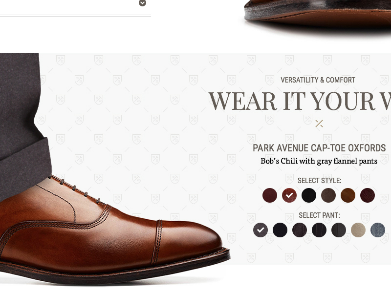 Product Detail Page - Wear it Your Way by Anthony Fonte on Dribbble