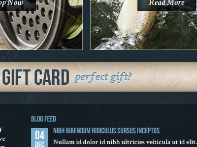 Gift Card bebas neue blog blue call to action crimson fly fishing photography texture wip