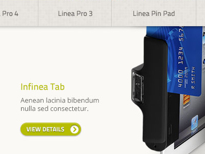 Category Landing Page credit card swipe cta ecommerce gray green ipad iphone photography texture wip