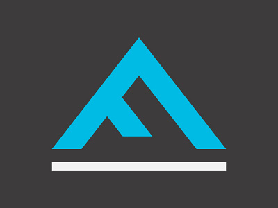 New Monogram blue branding color palette gray light gray logo monogram