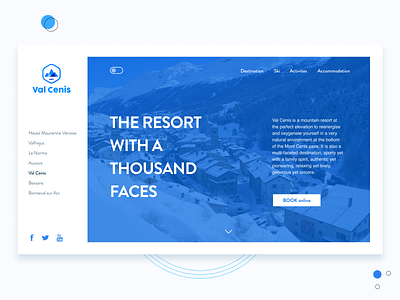 Daily UI. Website for ski resort. Day 03. daily ui landing mountains promo resort ski snow ui design webdesign winter