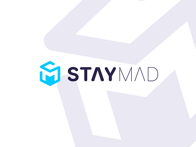 STAY MAD Logo branding clean illustrator logo logo design logos simple stay mad