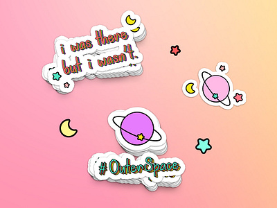 OuterSpace 🚀 illustration space sticker pack