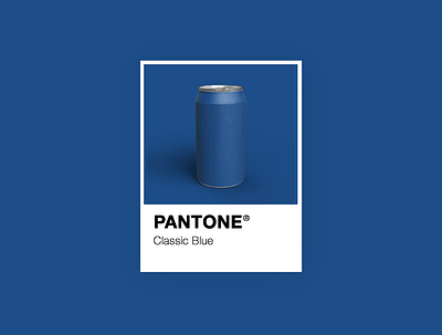 PANTONE 19-4052 Classic Blue 2020 branding can candesign classicblue design minimal packaging pantone pantone2020 typography vector