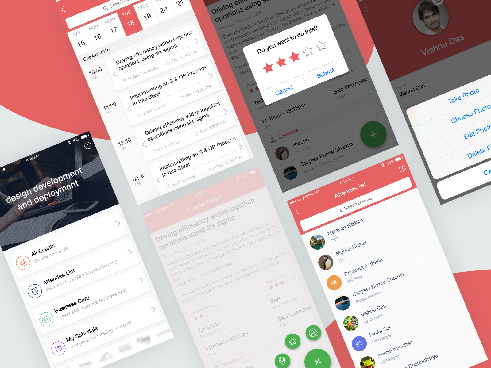 Conference App by Vaijanath on Dribbble