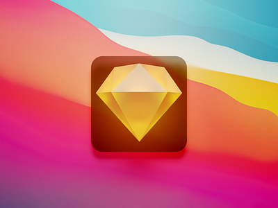 Sketch 3D Icon Big Sur