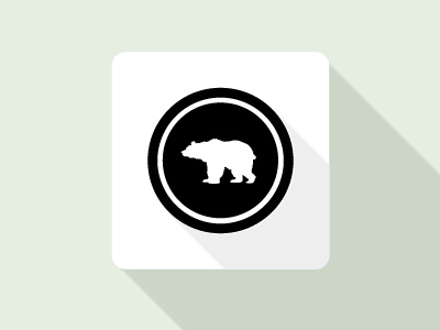 bear flat icon bear flat green icon