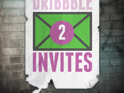 2 Dribbble bear invites bear invite