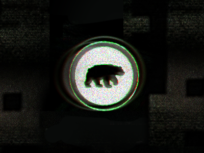 Distobear bear distortion logo