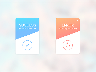 Success/Error Flash Message error flash message success ui design ux