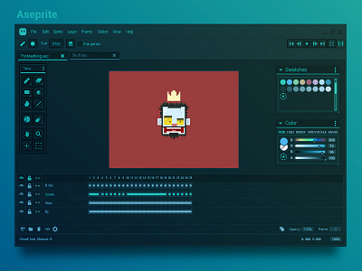Aseprite redesign application aseprite redesign software ui