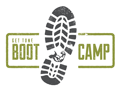 Get Tone. boot branding camp identity logo texture